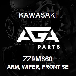 ZZ9M660 Kawasaki ARM, WIPER, FRONT SEE NOTES | AGA Parts