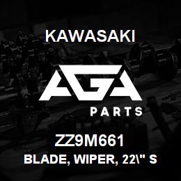 ZZ9M661 Kawasaki BLADE, WIPER, 22" SPRG LOADED | AGA Parts