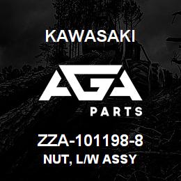 ZZA-101198-8 Kawasaki NUT, L/W ASSY | AGA Parts