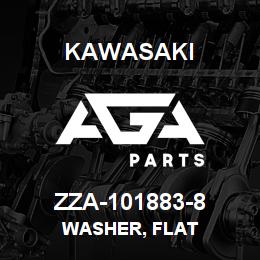 ZZA-101883-8 Kawasaki WASHER, FLAT | AGA Parts
