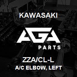 ZZA/CL-L Kawasaki A/C ELBOW, LEFT | AGA Parts