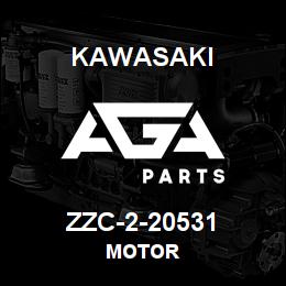 ZZC-2-20531 Kawasaki MOTOR | AGA Parts