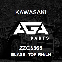 ZZC3365 Kawasaki GLASS, TOP RH/LH | AGA Parts