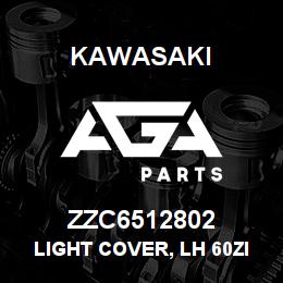 ZZC6512802 Kawasaki LIGHT COVER, LH 60ZIII | AGA Parts