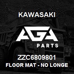 ZZC6809801 Kawasaki FLOOR MAT - NO LONGER AVAIL. | AGA Parts