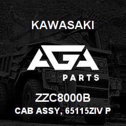 ZZC8000B Kawasaki CAB ASSY, 65115ZIV PALM - N/A | AGA Parts