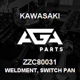 ZZC80031 Kawasaki WELDMENT, SWITCH PANEL | AGA Parts