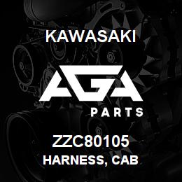 ZZC80105 Kawasaki HARNESS, CAB | AGA Parts