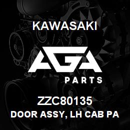 ZZC80135 Kawasaki DOOR ASSY, LH CAB PALM | AGA Parts