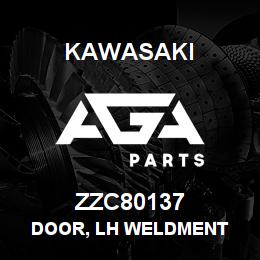 ZZC80137 Kawasaki DOOR, LH WELDMENT | AGA Parts