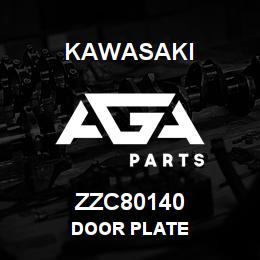ZZC80140 Kawasaki DOOR PLATE | AGA Parts