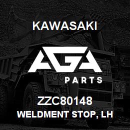 ZZC80148 Kawasaki WELDMENT STOP, LH | AGA Parts