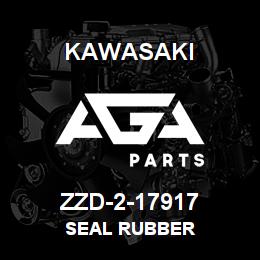 ZZD-2-17917 Kawasaki SEAL RUBBER | AGA Parts