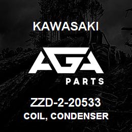 ZZD-2-20533 Kawasaki COIL, CONDENSER | AGA Parts