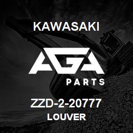 ZZD-2-20777 Kawasaki LOUVER | AGA Parts