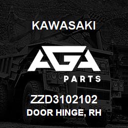 ZZD3102102 Kawasaki DOOR HINGE, RH | AGA Parts