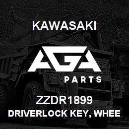 ZZDR1899 Kawasaki DRIVERLOCK KEY, WHEEL | AGA Parts