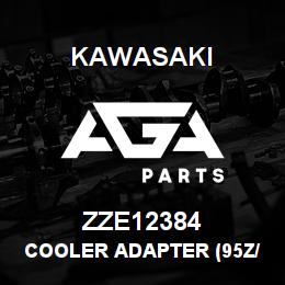 ZZE12384 Kawasaki COOLER ADAPTER (95Z/110Z) | AGA Parts