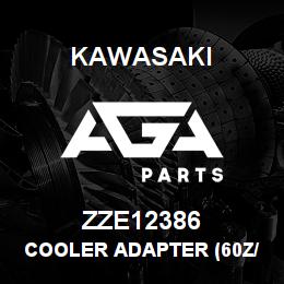 ZZE12386 Kawasaki COOLER ADAPTER (60Z/65Z/70/80Z | AGA Parts
