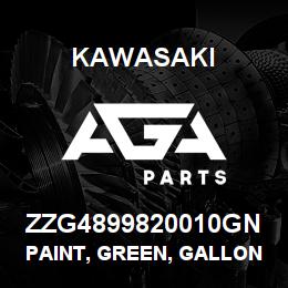 ZZG4899820010GN Kawasaki PAINT, GREEN, GALLON | AGA Parts