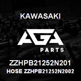 ZZHPB21252N201 Kawasaki HOSE ZZHPB21252N20026 | AGA Parts