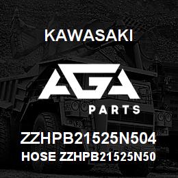 ZZHPB21525N504 Kawasaki HOSE ZZHPB21525N50 | AGA Parts