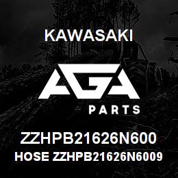 ZZHPB21626N600 Kawasaki HOSE ZZHPB21626N60095 | AGA Parts