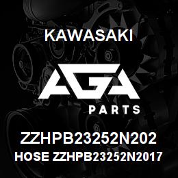 ZZHPB23252N202 Kawasaki HOSE ZZHPB23252N20170 | AGA Parts