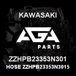 ZZHPB23353N301 Kawasaki HOSE ZZHPB23353N30150 | AGA Parts