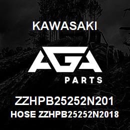 ZZHPB25252N201 Kawasaki HOSE ZZHPB25252N20180 | AGA Parts