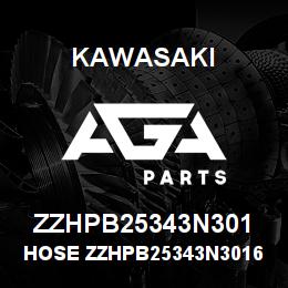 ZZHPB25343N301 Kawasaki HOSE ZZHPB25343N30165 | AGA Parts