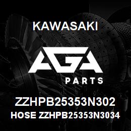 ZZHPB25353N302 Kawasaki HOSE ZZHPB25353N30340 | AGA Parts