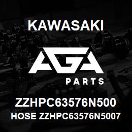 ZZHPC63576N500 Kawasaki HOSE ZZHPC63576N50076 | AGA Parts