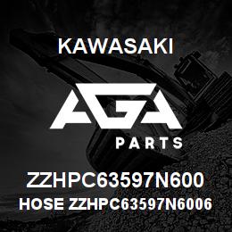 ZZHPC63597N600 Kawasaki HOSE ZZHPC63597N60068315 | AGA Parts