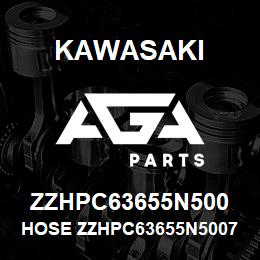 ZZHPC63655N500 Kawasaki HOSE ZZHPC63655N50076 | AGA Parts