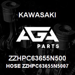 ZZHPC63655N500 Kawasaki HOSE ZZHPC63655N50076 | AGA Parts