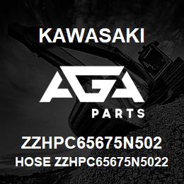 ZZHPC65675N502 Kawasaki HOSE ZZHPC65675N50220 | AGA Parts