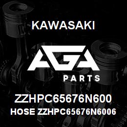 ZZHPC65676N600 Kawasaki HOSE ZZHPC65676N60065 | AGA Parts