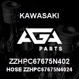 ZZHPC67675N402 Kawasaki HOSE ZZHPC67675N40249 | AGA Parts