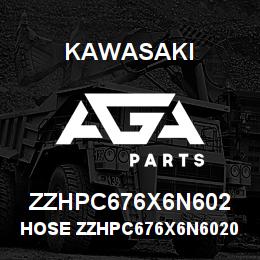 ZZHPC676X6N602 Kawasaki HOSE ZZHPC676X6N60203 | AGA Parts