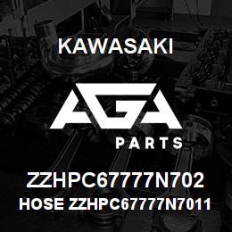ZZHPC67777N702 Kawasaki HOSE ZZHPC67777N70116 | AGA Parts