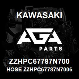 ZZHPC67787N700 Kawasaki HOSE ZZHPC67787N70068 | AGA Parts