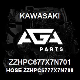 ZZHPC677X7N701 Kawasaki HOSE ZZHPC6777X7N70075 | AGA Parts