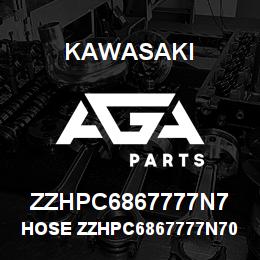 ZZHPC6867777N7 Kawasaki HOSE ZZHPC6867777N70116 | AGA Parts