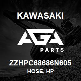 ZZHPC68686N605 Kawasaki HOSE, HP | AGA Parts