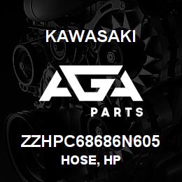 ZZHPC68686N605 Kawasaki HOSE, HP | AGA Parts