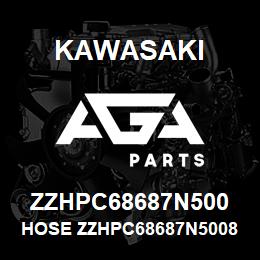 ZZHPC68687N500 Kawasaki HOSE ZZHPC68687N50086320 | AGA Parts