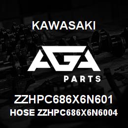 ZZHPC686X6N601 Kawasaki HOSE ZZHPC686X6N60046090 | AGA Parts