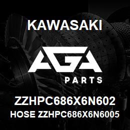 ZZHPC686X6N602 Kawasaki HOSE ZZHPC686X6N60052248 | AGA Parts