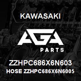 ZZHPC686X6N603 Kawasaki HOSE ZZHPC686X6N60059090 | AGA Parts